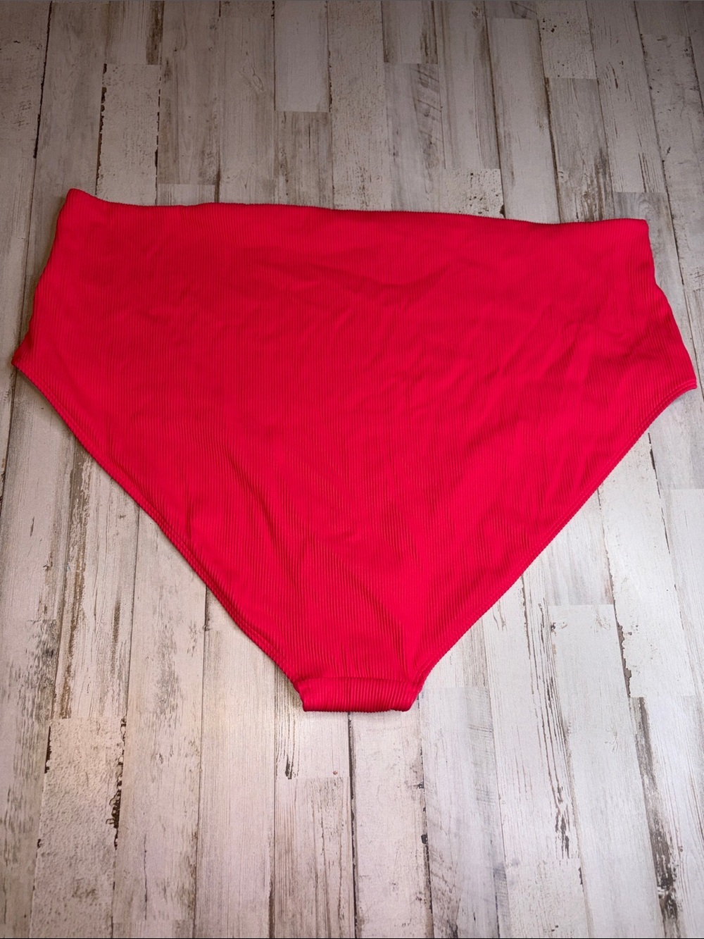 Old Navy Bikini BOTTOM 4XL Swimsuit Bathing Suit Pink Ribbed - Picture 6 of 15